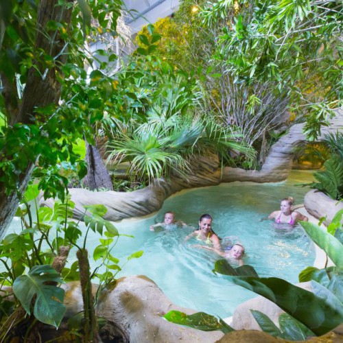 Familie met kinderen in Aquariaz