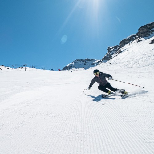 skiër in Avoriaz