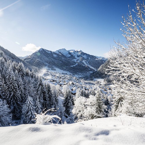 Ligging van appartementen in Châtel