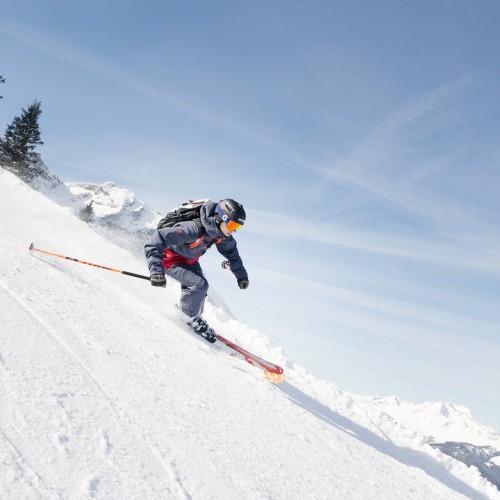 Skier in Avoriaz