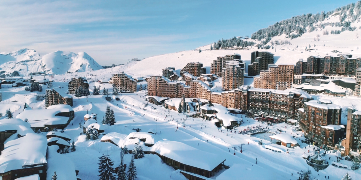 Het resort in Avoriaz